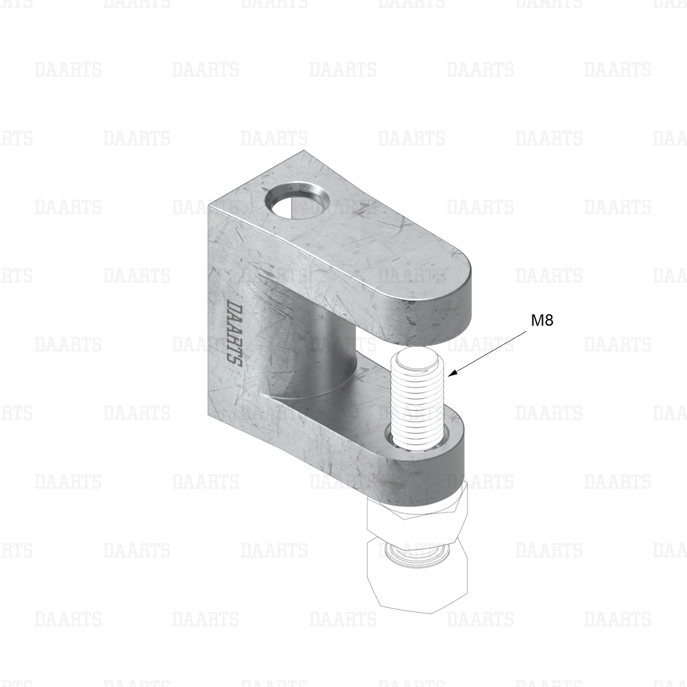 с размерами  Струбцина монтажная  DS MQL